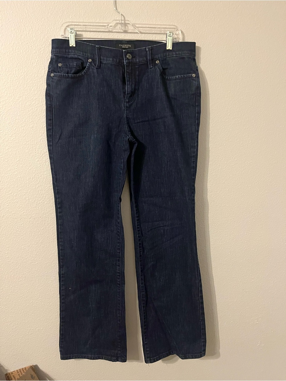 Talbots Dark Navy Bootcut Jeans